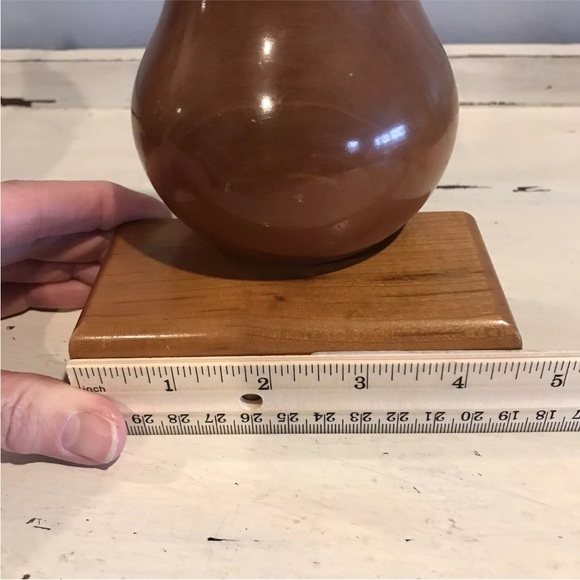 Vintage MCM Ironwood Matching Pear Bookends Art Deco - Picture 12 of 16